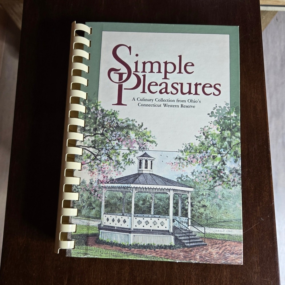 Junior Women's League Simple Pleasures Cookbook 1985 1st First Edition